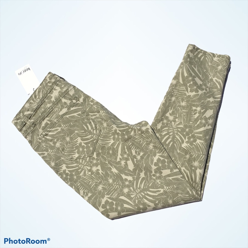 Kenzie Jeans The Effortless Skinny Ankle Size 10/30 Green (Light Sage Safari)